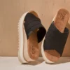 Dames Diana Crossover Mule-sandal met sleehak Dames Diana Crossover Mule-sandal met sleehak