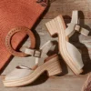 Dames Isla Peep Toe-sandalen met hak
