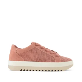 Dames Rea vetersneakers met plateauzool