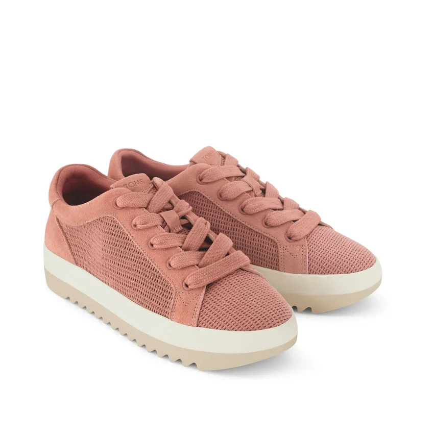 Dames Rea vetersneakers met plateauzool Dames Rea vetersneakers met plateauzool