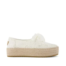 Dames Valencia Espadrilles met plateauzool