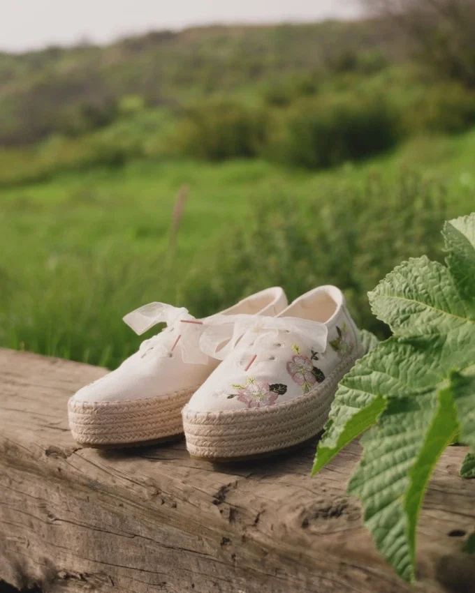 Dames Valencia Espadrilles met plateauzool Dames Valencia Espadrilles met plateauzool