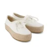 Dames Valencia Espadrilles met plateauzool