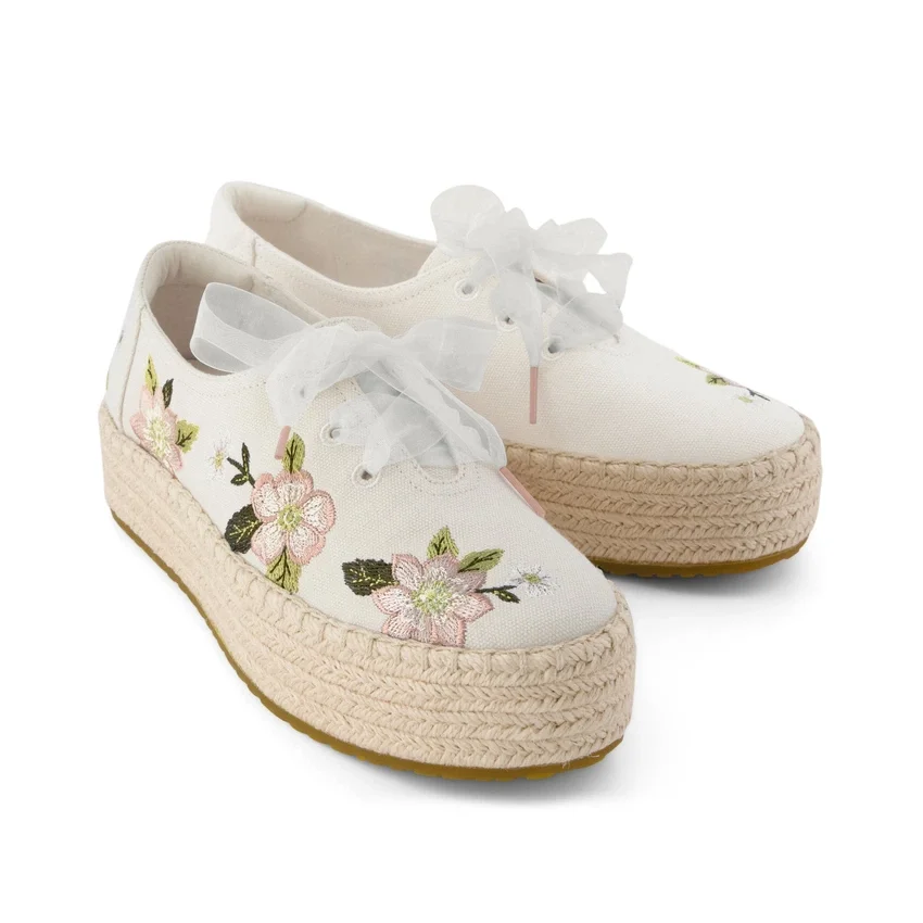 Dames Valencia Espadrilles met plateauzool Dames Valencia Espadrilles met plateauzool