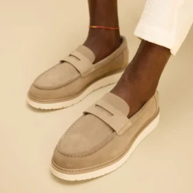 Heren Navi TRVL LITE Havana-loafer