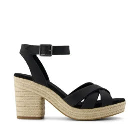 Majorca-platformsandal met touwbandjes voor dames