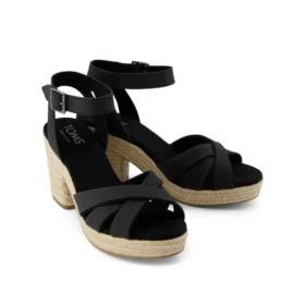 Majorca-platformsandal met touwbandjes voor dames