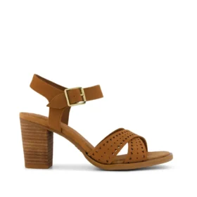 Majorca-sandalen met hak en bandjes voor dames