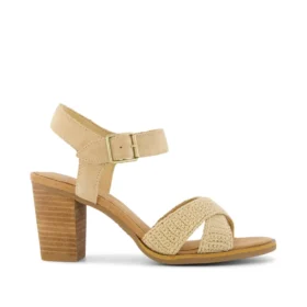 Majorca-sandalen met hak en bandjes voor dames