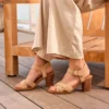 Majorca-sandalen met hak en bandjes voor dames Majorca-sandalen met hak en bandjes voor dames