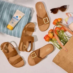 Marin-sandalen met bandjes voor dames