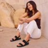 Marin-sandalen met bandjes voor dames Marin-sandalen met bandjes voor dames