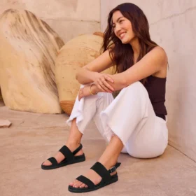 Marin-sandalen met bandjes voor dames