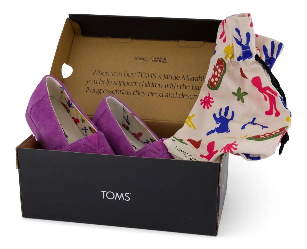 TOMS x Jamie Mizrahi Classic Alpargata kinderschoen TOMS x Jamie Mizrahi Classic Alpargata kinderschoen