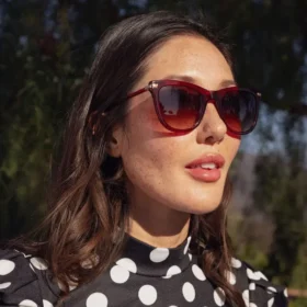 Victoria handgemaakte zonnebril voor dames