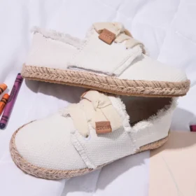 Youth Carolina Lace-Up kinderespadrille